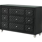 Crown Mark Cameo B2180-1 Dresser - Black