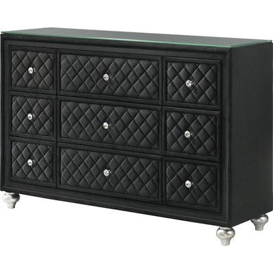 Crown Mark Cameo B2180-1 Dresser - Black