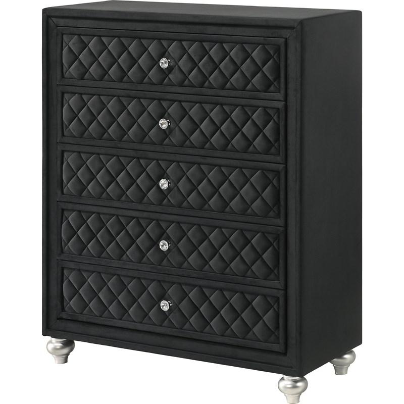 Crown Mark Cameo B2180-4 Chest - Black