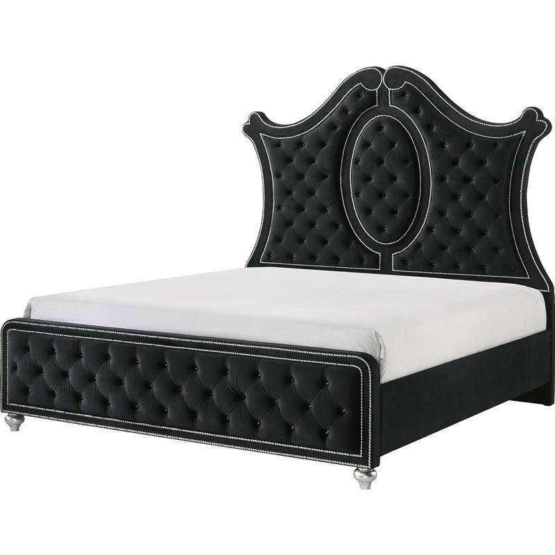 Crown Mark Cameo B2180-Q Queen Bed - Black