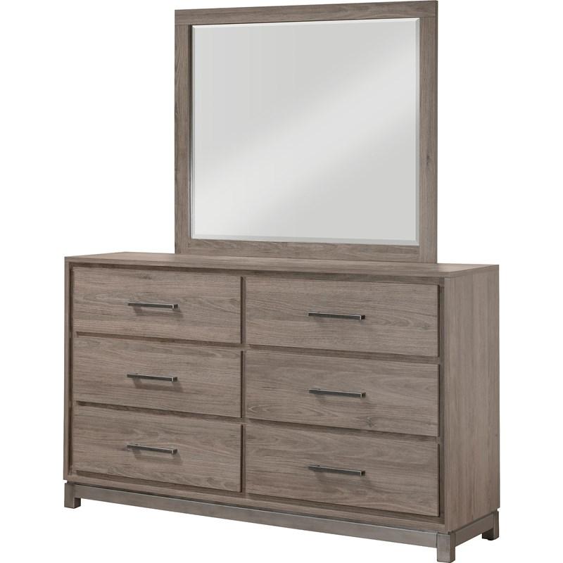 Large Picture of Crown Mark River B3150-11 Dresser Mirror