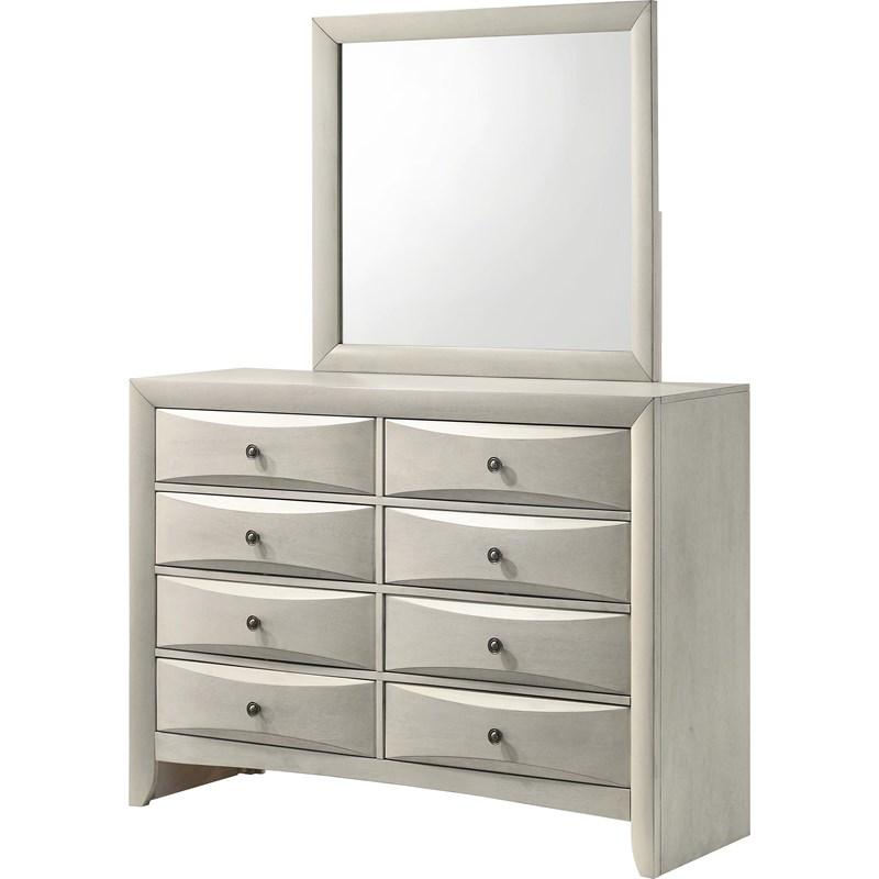 Large Picture of Crown Mark Emily B4255-1 Dresser - White