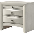 Crown Mark Emily B4255-2 Nightstand - White