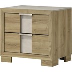 Crown Mark Rangley B6832-2 Nightstand - Driftwood