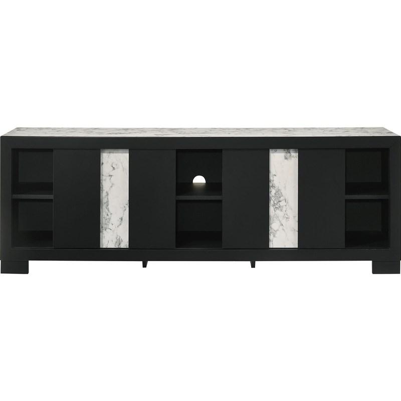 Large Picture of Crown Mark Rangley B6835-99 TV Stand - Black