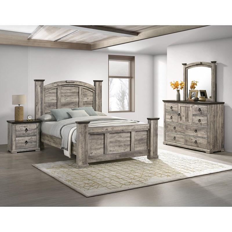 Large Picture of Crown Mark Ella Mae B6840-Q Queen Poster Bed