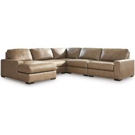 Benchcraft Veronella 76106S12 5 pc Sectional with Chaise (Sectionals - Stationary)