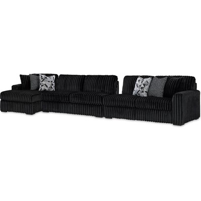 Signature Design by Ashley Midnight-Madness 98103S10 3 pc Sectional with Chaise