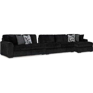 Signature Design by Ashley Midnight-Madness 98103S9 3 pc Sectional with Chaise