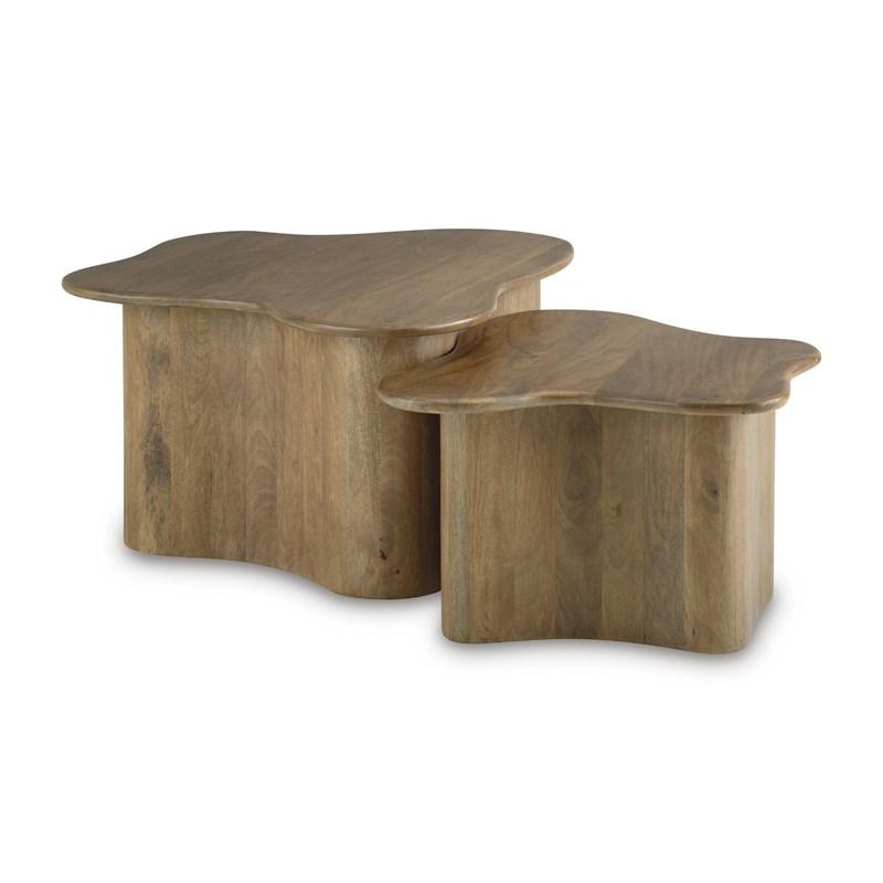 Large Picture of Signature Design by Ashley Abeford A4000711 Accent Cocktail Table Set