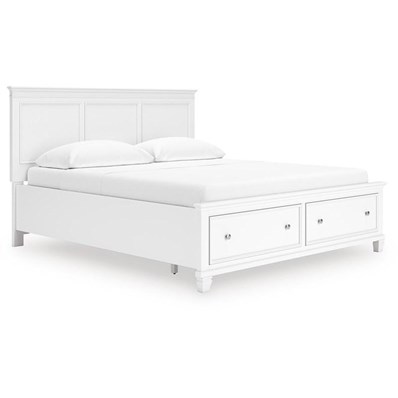 Signature Design by Ashley Fortman B680B23 California King Panel Storage Bed