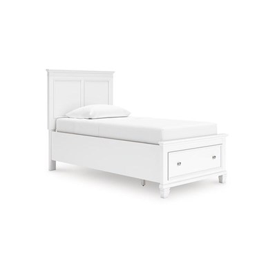 Signature Design by Ashley Fortman B680B24 Twin Panel Storage Bed
