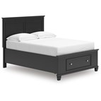 Signature Design by Ashley Lanolee B687B22 Full Panel Storage Bed