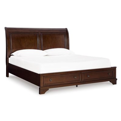 Signature Design by Ashley Trellington B716B1 Queen Sleigh Storage Bed