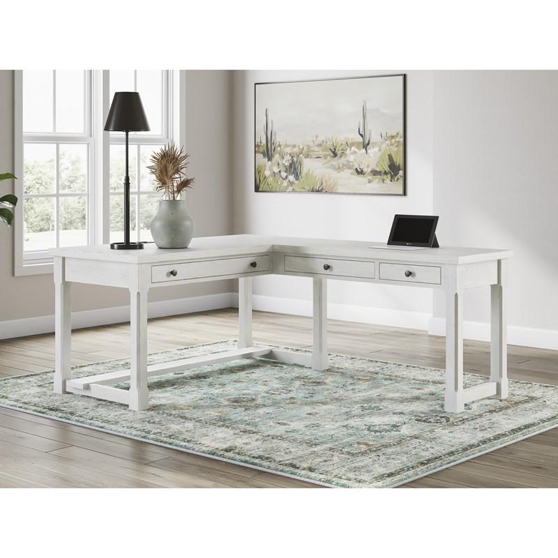 Large Picture of Signature Design by Ashley Robbinsdale H742H1 L-Shaped Home Office Desk