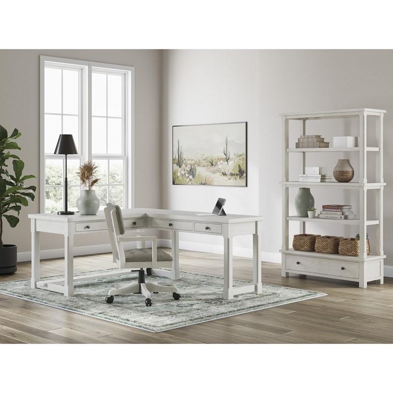 Large Picture of Signature Design by Ashley Robbinsdale H742H1 L-Shaped Home Office Desk