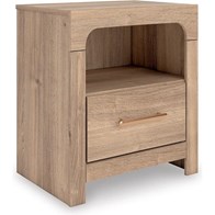 Signature Design by Ashley Kinlanni PCB1360-91 One Drawer Night Stand (Nightstands - 1 Drawer)