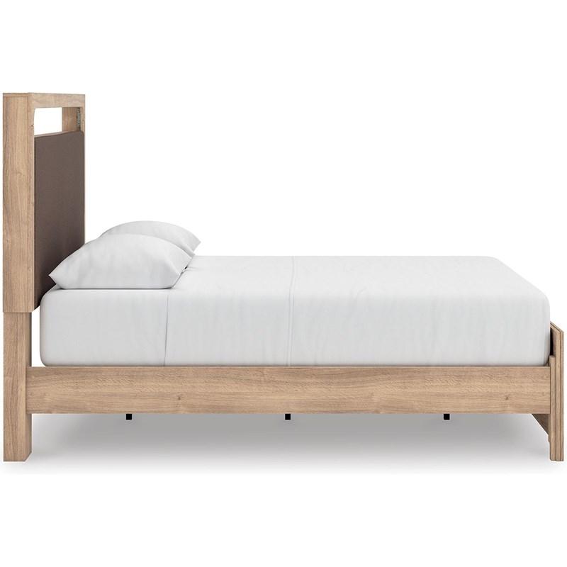Large Picture of Signature Design by Ashley Kinlanni PCB1360B10 Queen Upholstered Platform Bed