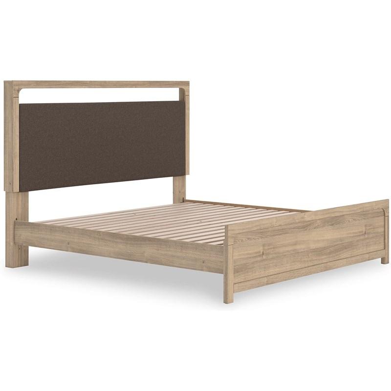 Large Picture of Signature Design by Ashley Kinlanni PCB1360B16 King Upholstered Platform Bed