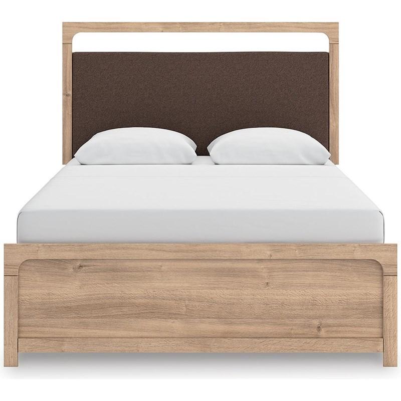 Large Picture of Signature Design by Ashley Kinlanni PCB1360B4 Queen Upholstered Panel Bed