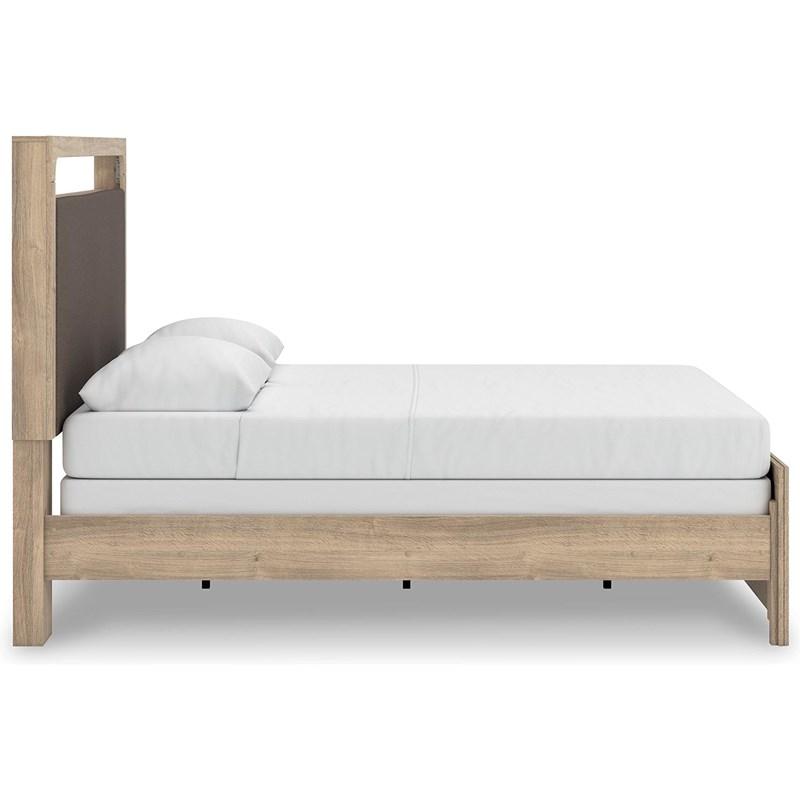 Large Picture of Signature Design by Ashley Kinlanni PCB1360B4 Queen Upholstered Panel Bed