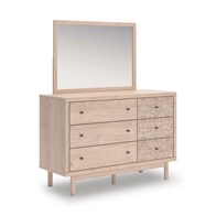 Signature Design by Ashley Arloster PCB1566B1 Dresser and Mirror (Dressers - 6 Drawers)