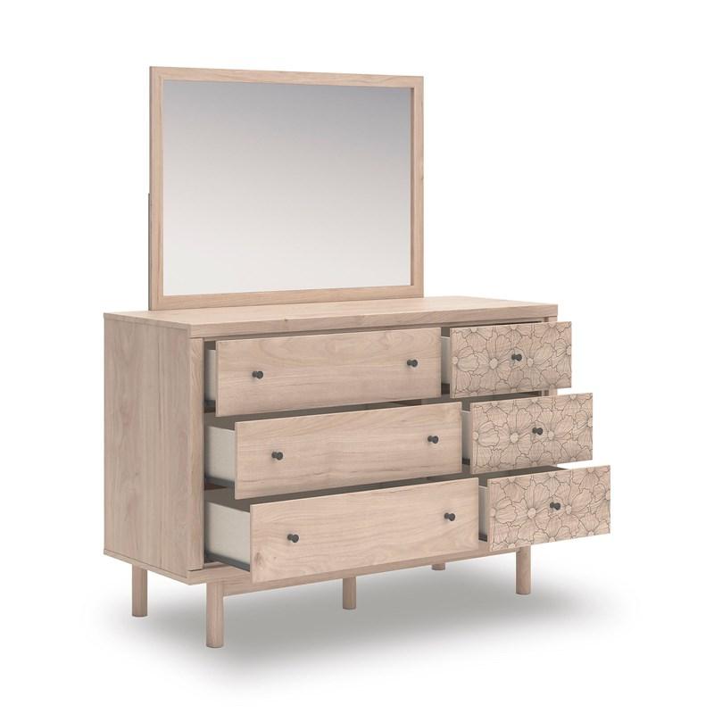 Large Picture of Signature Design by Ashley Arloster PCB1566B1 Dresser and Mirror