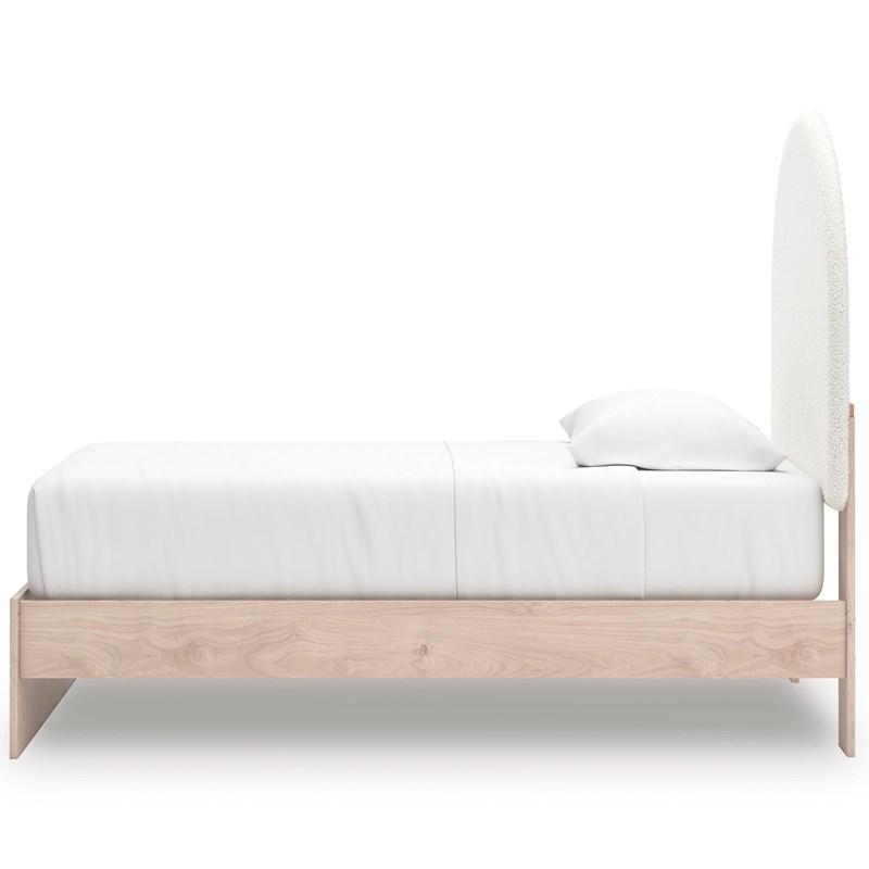Large Picture of Signature Design by Ashley Arloster PCB1566B2 Twin Upholstered Panel Bed