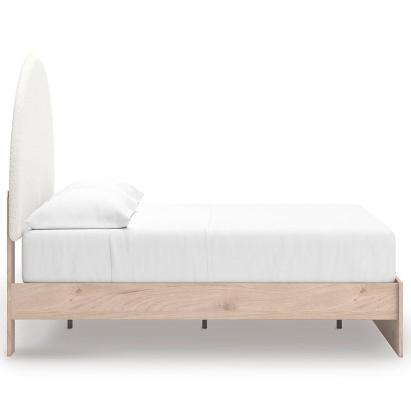 Large Picture of Signature Design by Ashley Arloster PCB1566B3 Full Upholstered Panel Bed