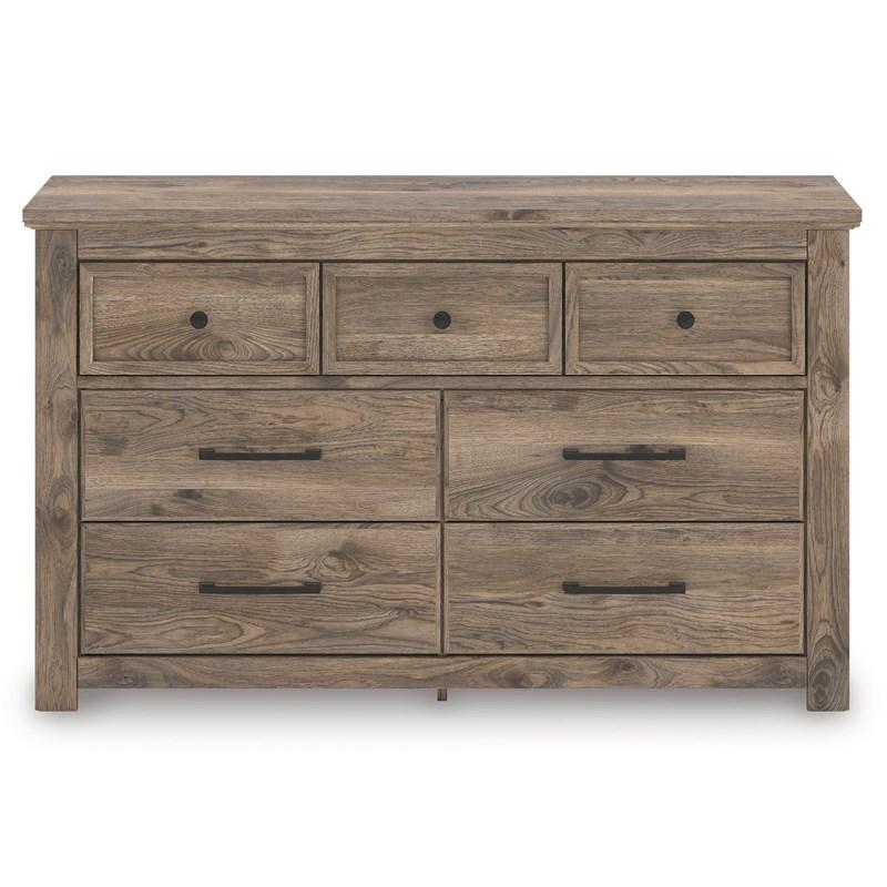 Large Picture of Signature Design by Ashley Rusticott PCB2260-31 Seven Drawer Dresser