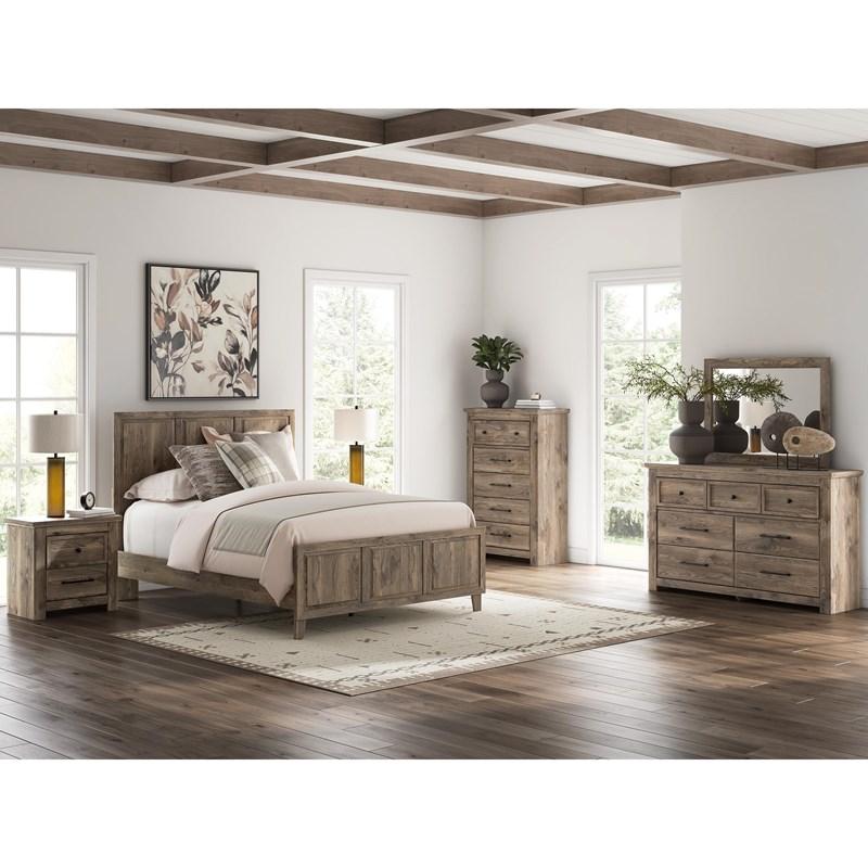 Large Picture of Signature Design by Ashley Rusticott PCB2260-36 Bedroom Mirror