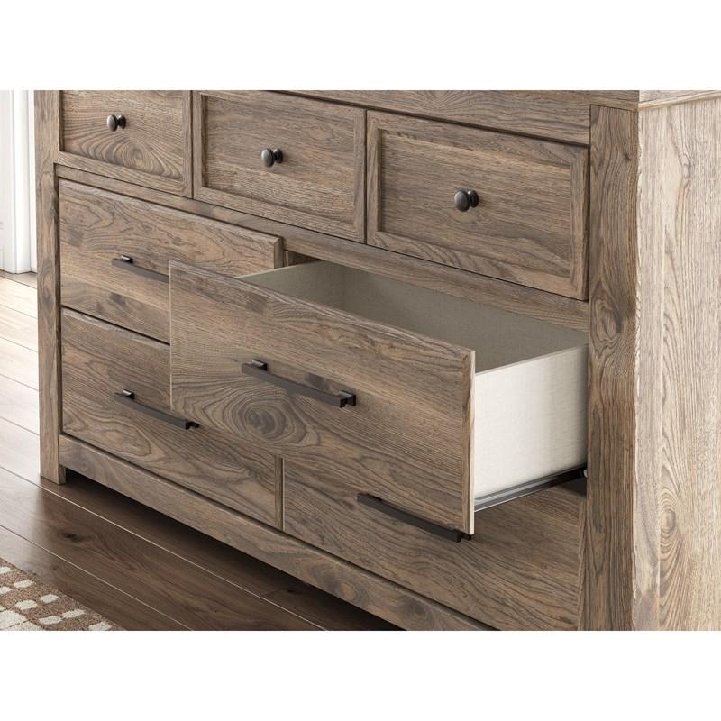 Large Picture of Signature Design by Ashley Rusticott PCB2260B1 Dresser and Mirror