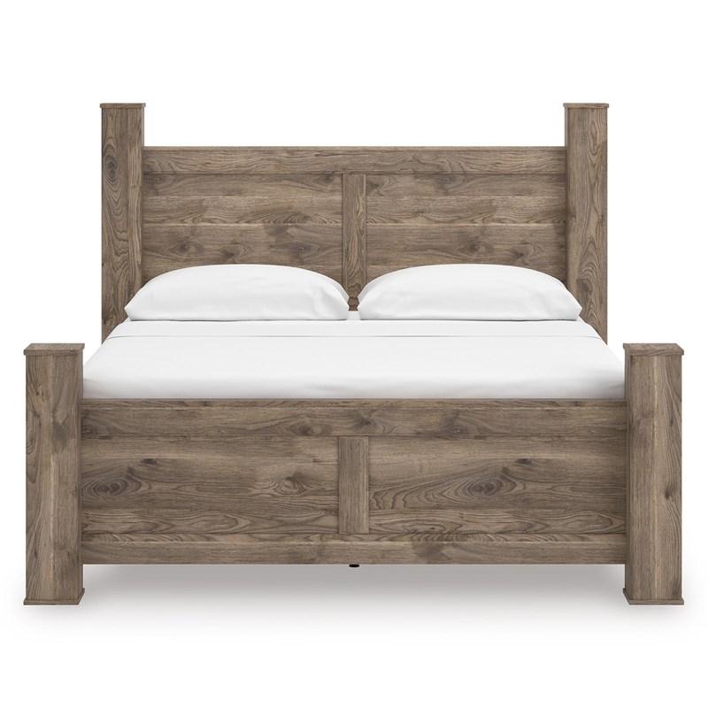 Large Picture of Signature Design by Ashley Rusticott PCB2260B7 King Poster Bed