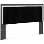 Signature Design by Ashley Zuraleus PCB3380-58 King Upholstered Panel Headboard