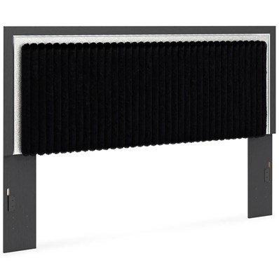 Signature Design by Ashley Zuraleus PCB3380-58 King Upholstered Panel Headboard