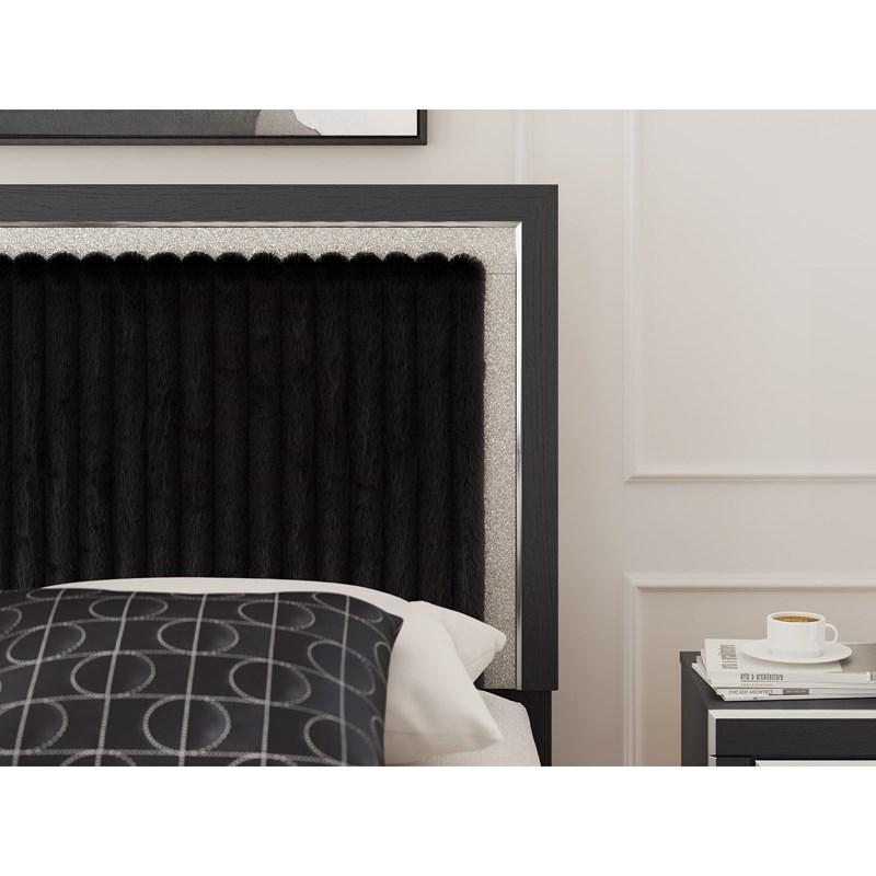 Large Picture of Signature Design by Ashley Zuraleus PCB3380-58 King Upholstered Panel Headboard