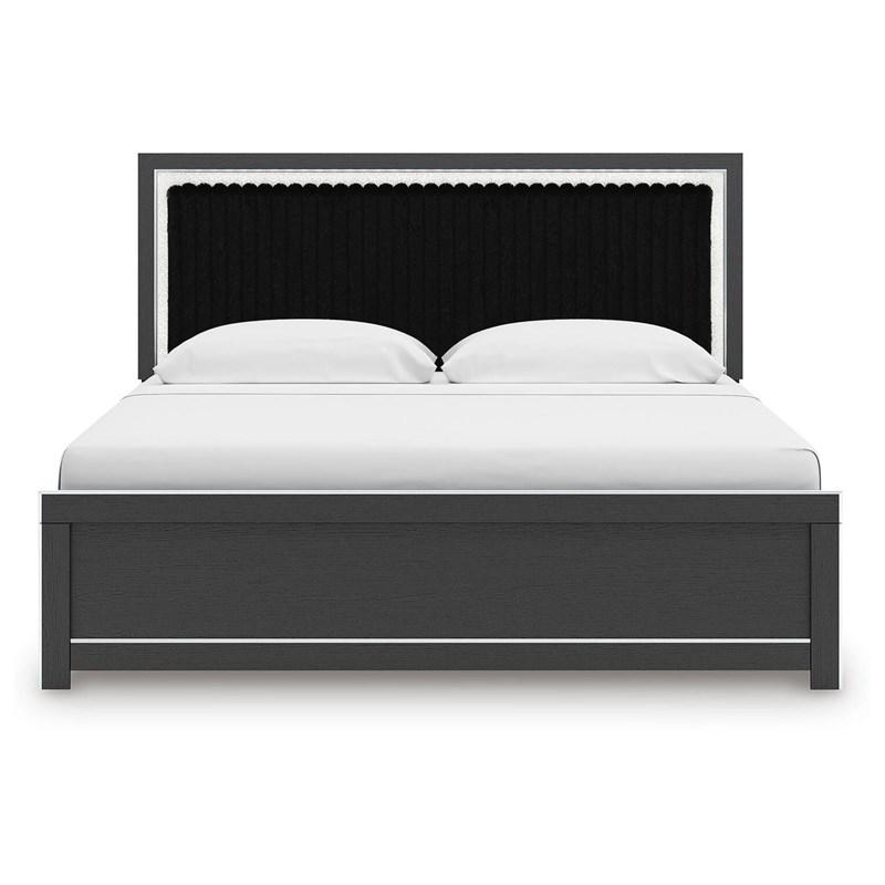 Large Picture of Signature Design by Ashley Zuraleus PCB3380B10 King Upholstered Platform Bed
