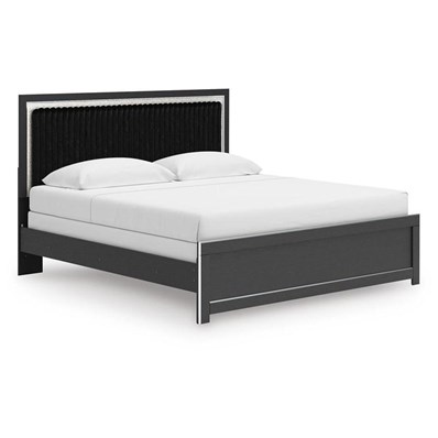 Signature Design by Ashley Zuraleus PCB3380B12 King Upholstered Panel Bed