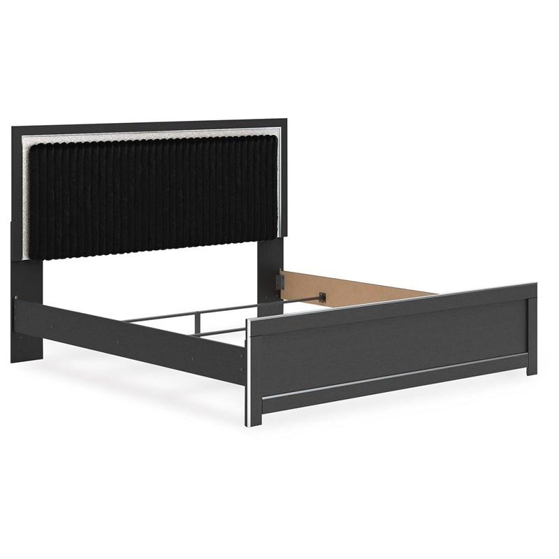 Large Picture of Signature Design by Ashley Zuraleus PCB3380B12 King Upholstered Panel Bed
