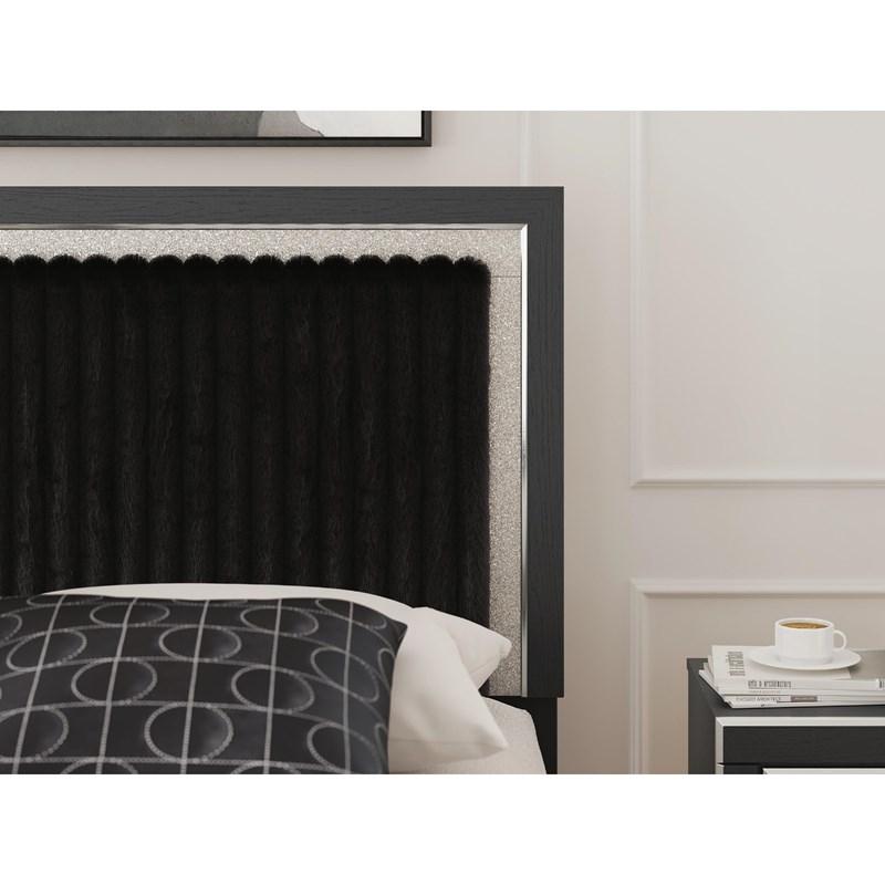 Large Picture of Signature Design by Ashley Zuraleus PCB3380B12 King Upholstered Panel Bed
