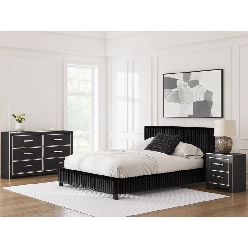 Large Picture of Signature Design by Ashley Zuraleus PCB3380B8 Queen Upholstered Bed