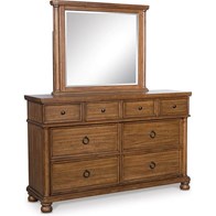 Signature Design by Ashley Rowlenstown PCB824B1 Dresser and Mirror (Dressers - 8 Drawers)