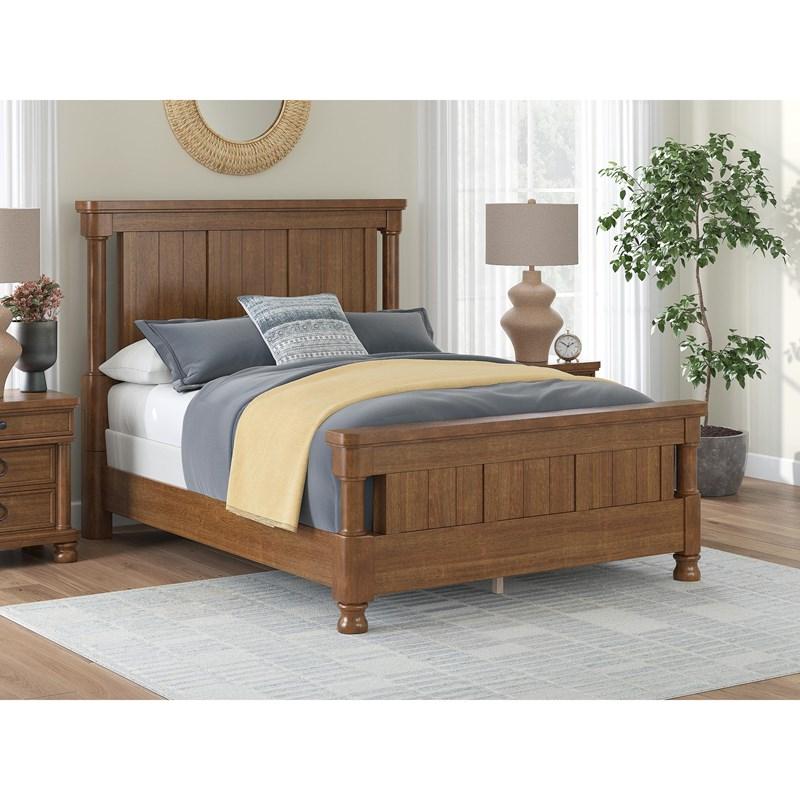Large Picture of Signature Design by Ashley Rowlenstown PCB824B2 Queen Poster Bed