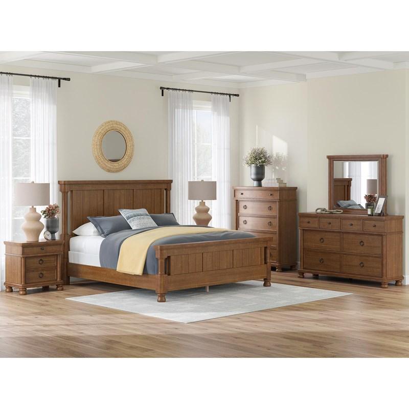 Large Picture of Signature Design by Ashley Rowlenstown PCB824B4 King Poster Bed