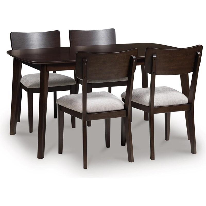 Signature Design by Ashley Mallenette PCD607-225 Dining Room Table Set (Dinettes - 5-Piece)
