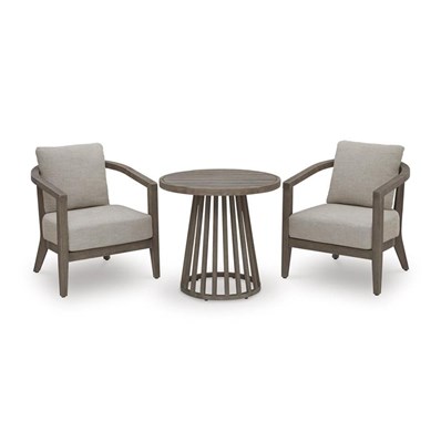 Signature Design by Ashley Joy Lagoon PCP310-050 Chairs with Cushions and Table Set