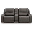 Signature Design by Ashley 5Z - Pittson PCU12600S2 3 pc Power Reclining Sectional Loveseat with Console