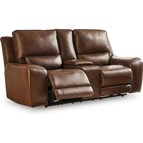 Signature Design by Ashley DeepWakes PCU6260718 Power Reclining Loveseat with Console and Adjustable Headrest