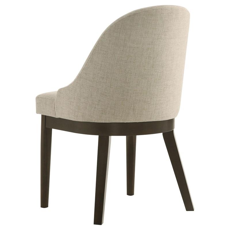 Large Picture of Coaster Furniture Reseda 193672 Set of 2 Upholstered Dining Side Chair - Beige