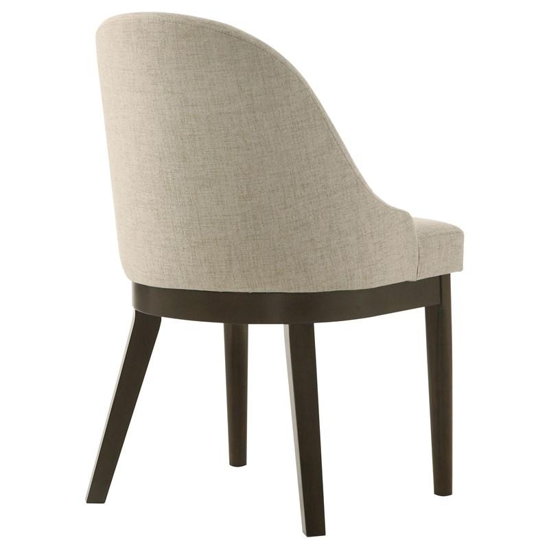 Large Picture of Coaster Furniture Reseda 193672 Set of 2 Upholstered Dining Side Chair - Beige